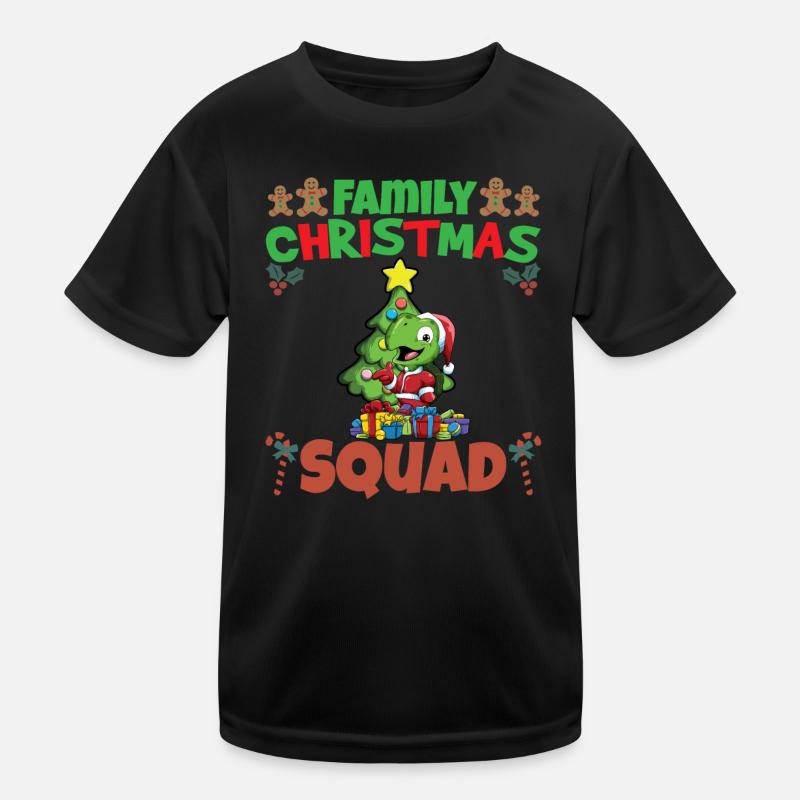 Family Matching Christmas Squad X-Mas Holidays Kinder Funktions-T-Shirt