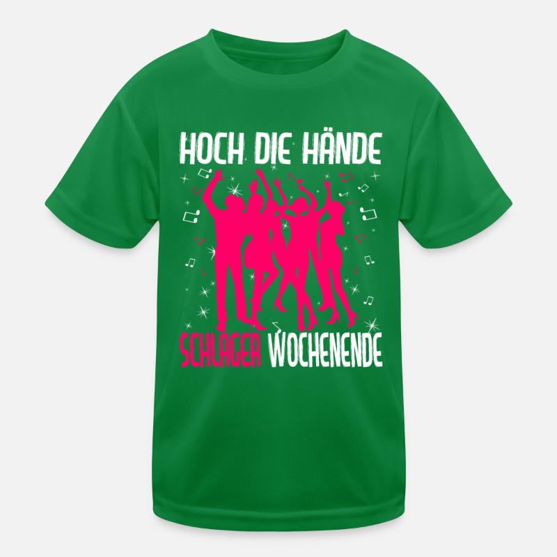 Hoch die Hände Schlager Wochenende Kinder Funktions-T-Shirt