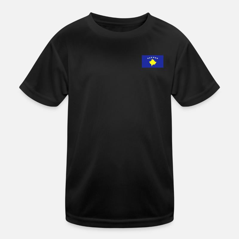 Drapeau du Kosovo T-shirt sport Enfant