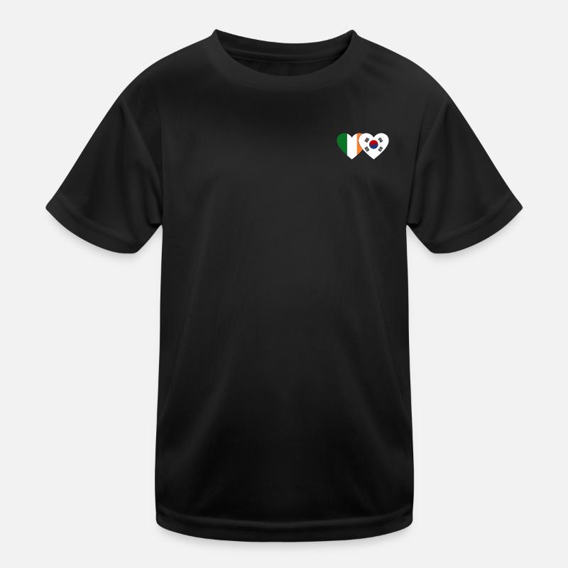 Drapeau de l’Irlande du Sud Coeur T-shirt sport Enfant