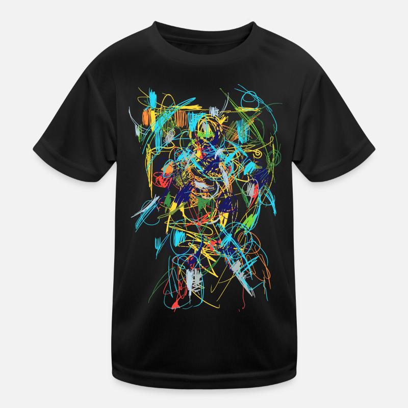 Abstract Kids Functional T-Shirt