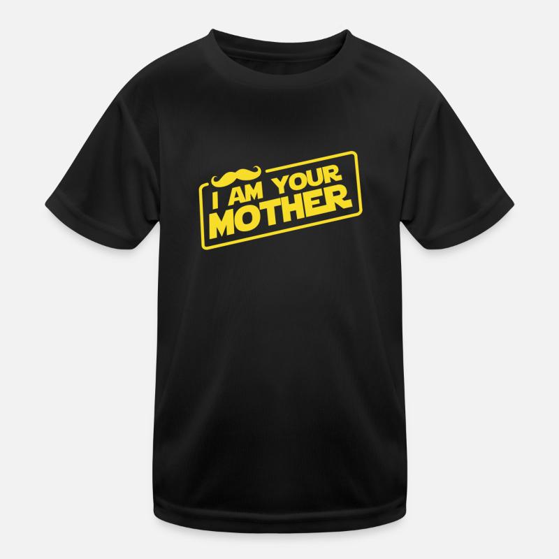 Je suis ta mère à moustaches T-shirt sport Enfant