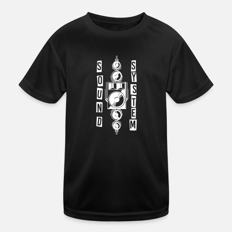 Soundsystem Kinder Funktions-T-Shirt