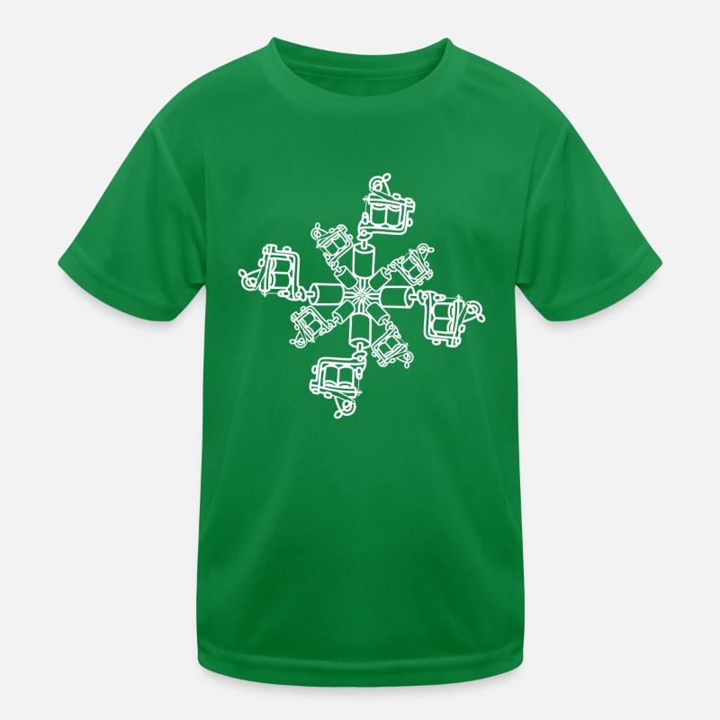 Mandala dermographe T-shirt sport Enfant