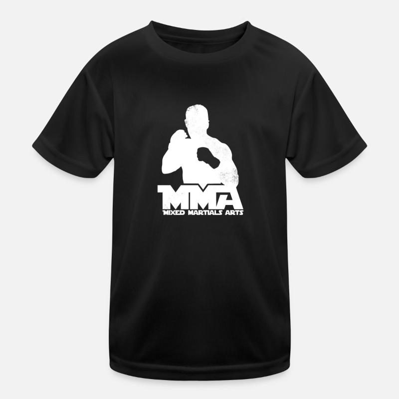 MMA logo fighter Kids Functional T-Shirt