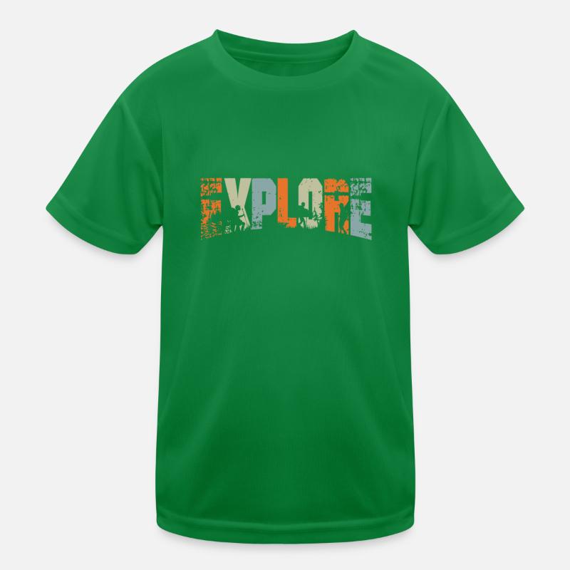 Explores Kids Functional T-Shirt