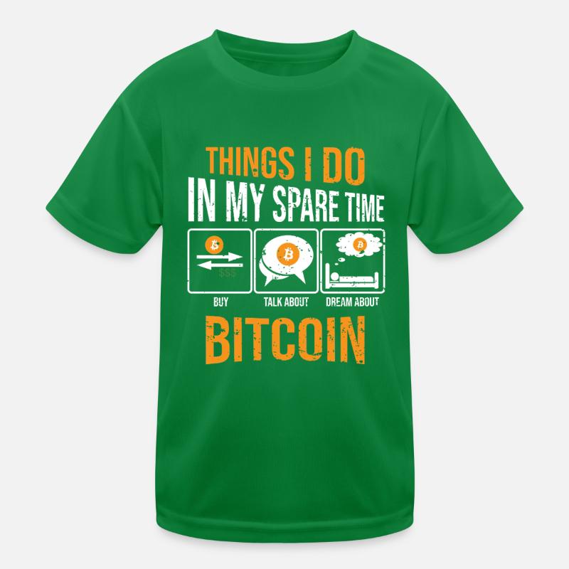 Bitcoin Miner Krypto Kinder Funktions-T-Shirt