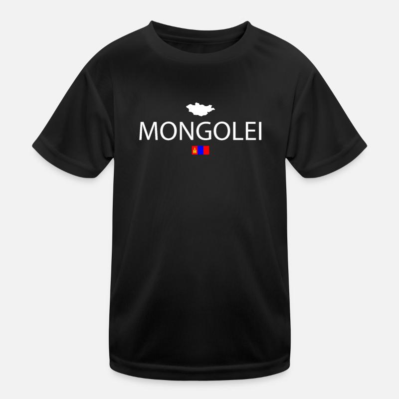 Mongolei Reise Kinder Funktions-T-Shirt