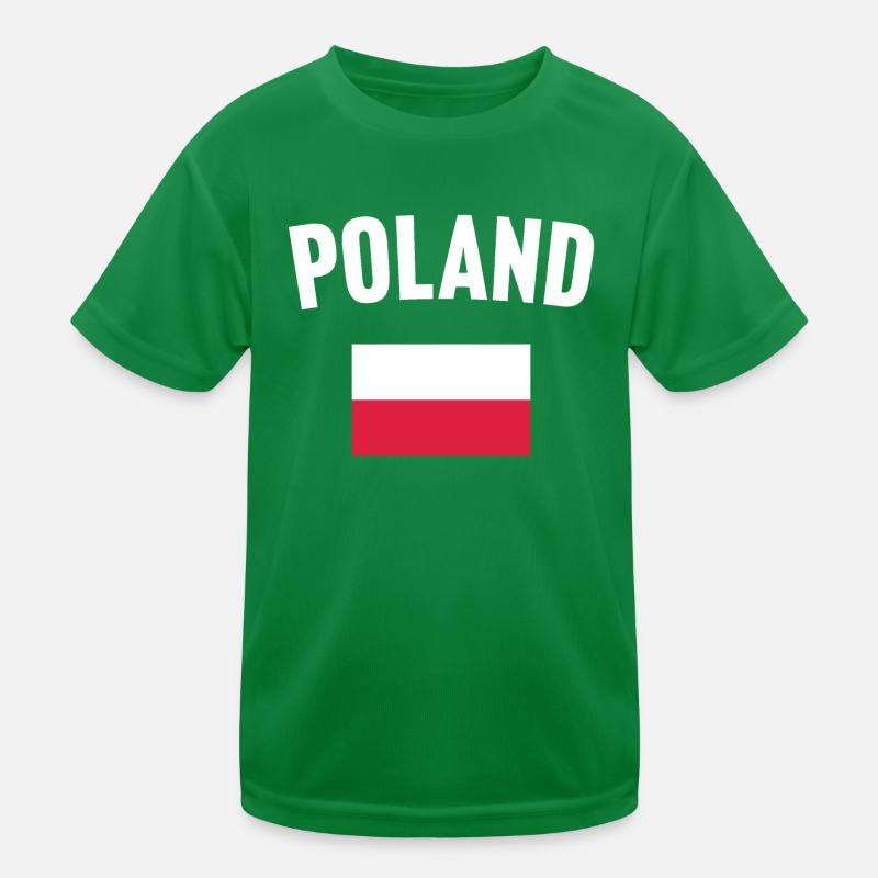Drapeau de la Pologne T-shirt sport Enfant