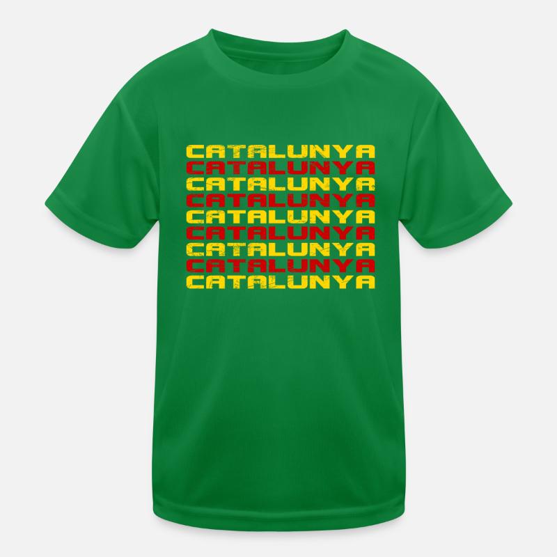 Katalonien Kinder Funktions-T-Shirt