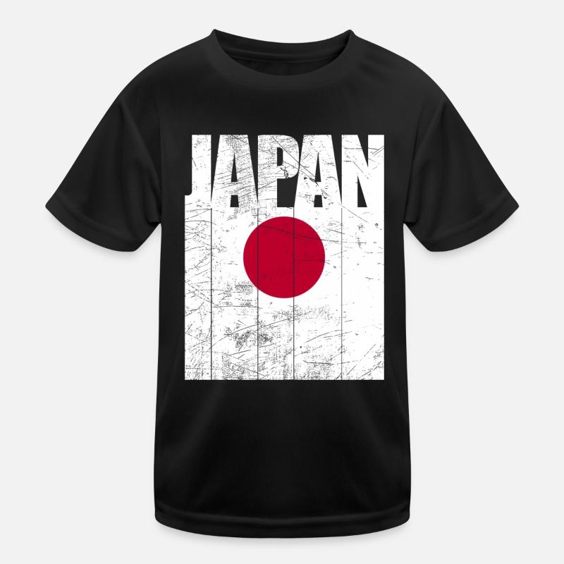 Drapeau du Japon T-shirt sport Enfant