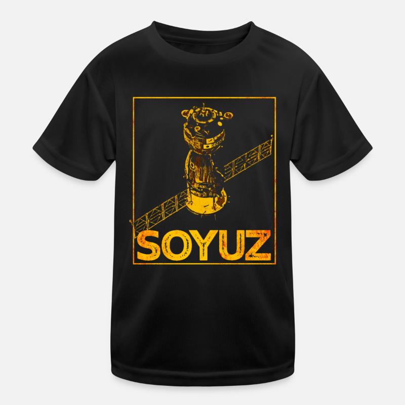 Sojus Raumschiff Sowjetunion Kinder Funktions-T-Shirt