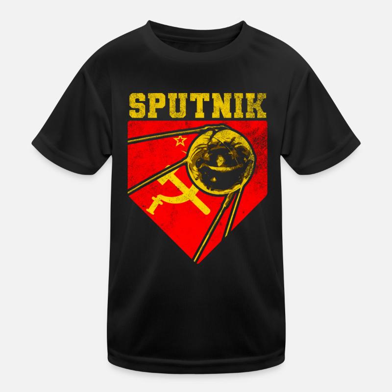 Sputnik 1 Satellite Kids Functional T-Shirt