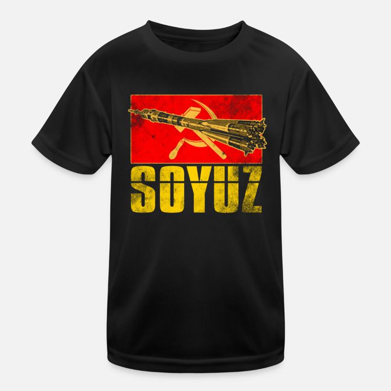 Rakete Sowjetunion Kinder Funktions-T-Shirt