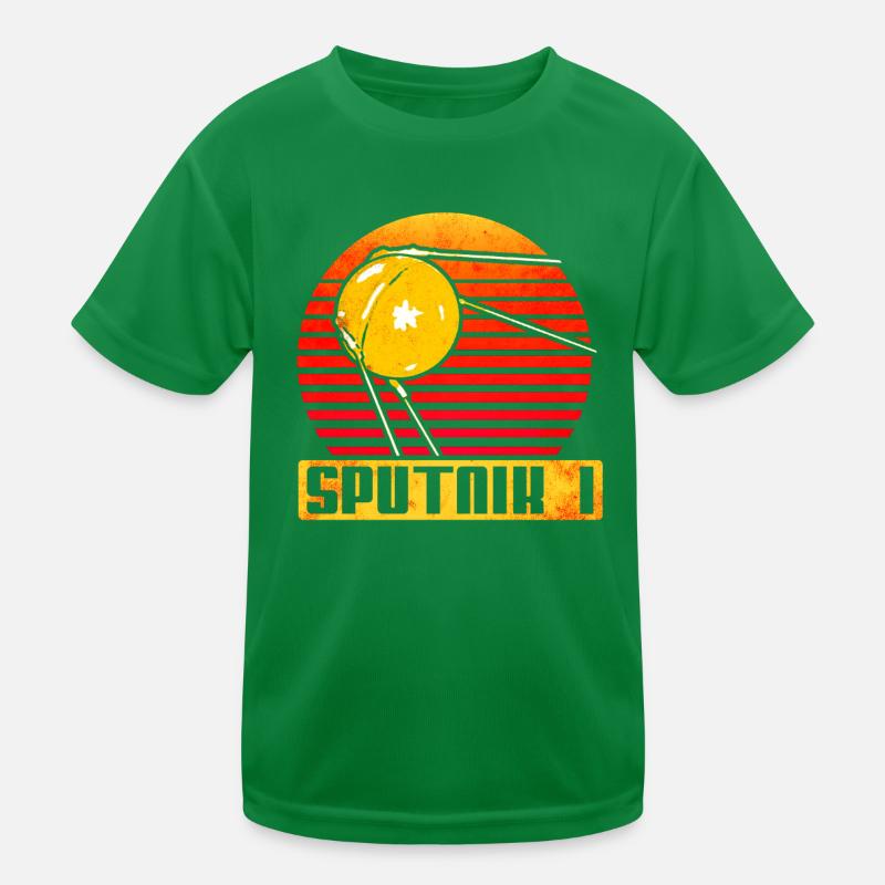 Sputnik 1 Satellite Kids Functional T-Shirt