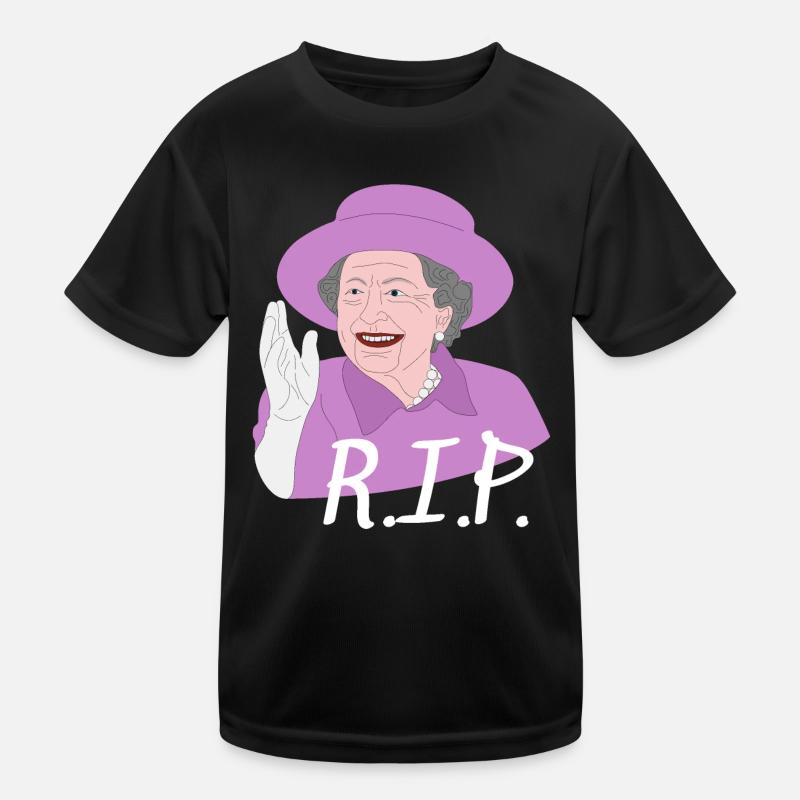 R.I.P. Queen Elizabeth Kids Functional T-Shirt