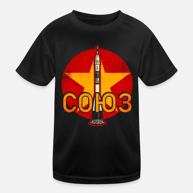Fusée Soyouz Union soviétique T-shirt sport Enfant