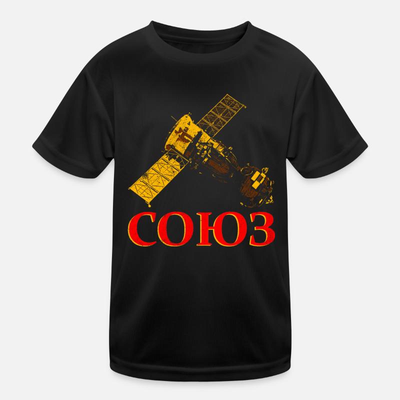 Soyuz spacecraft Soviet Union Kids Functional T-Shirt