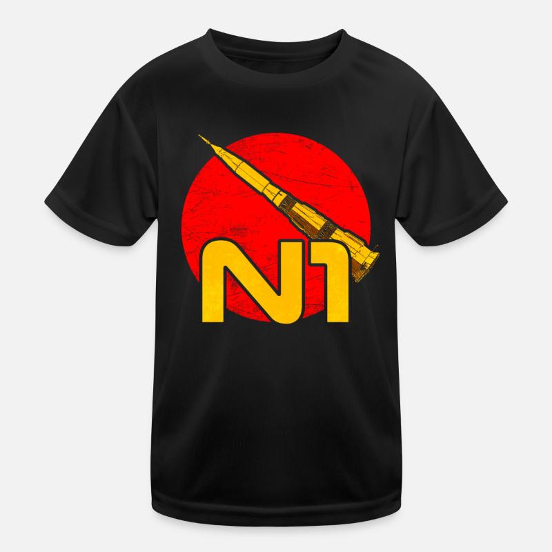 N1 Moon Rocket Union soviétique T-shirt sport Enfant