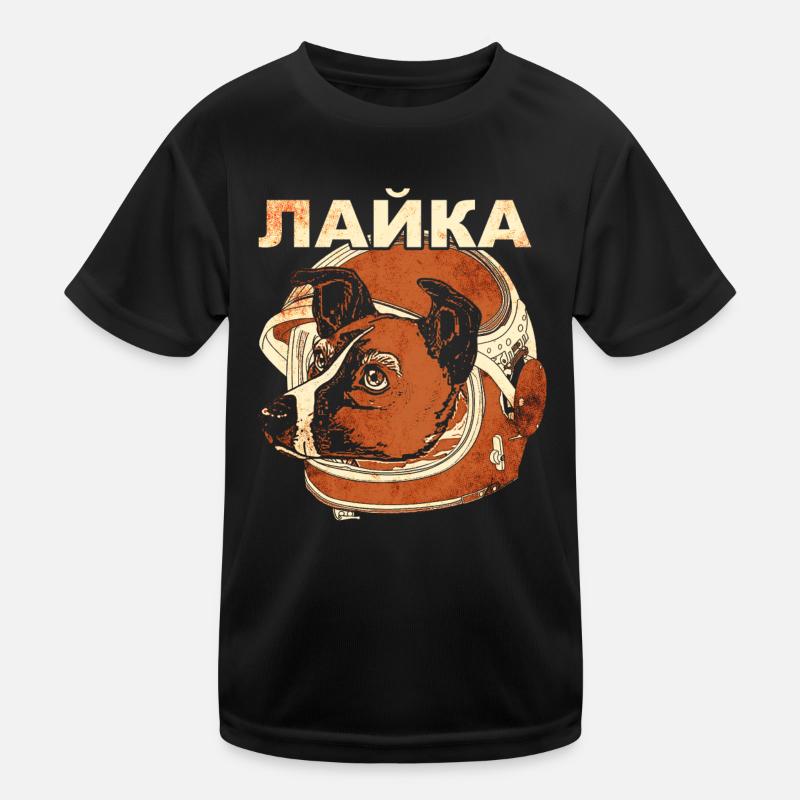 Laika Space Dog Kids Functional T-Shirt