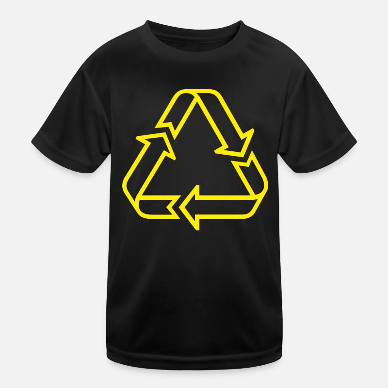 Symbole de recyclage T-shirt sport Enfant