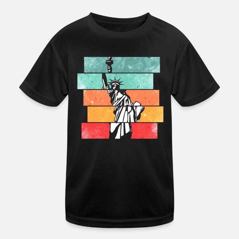 Freiheitsstatue Kinder Funktions-T-Shirt