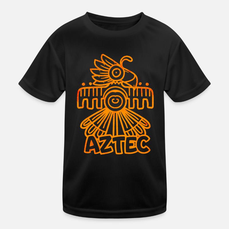 Aztec God Kids Functional T-Shirt