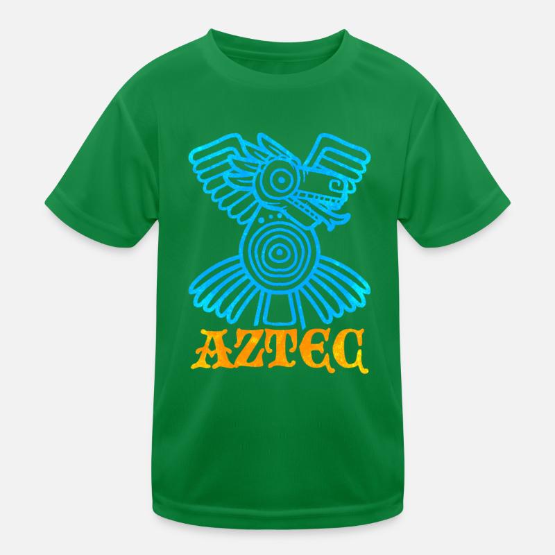 Aztec God Kids Functional T-Shirt