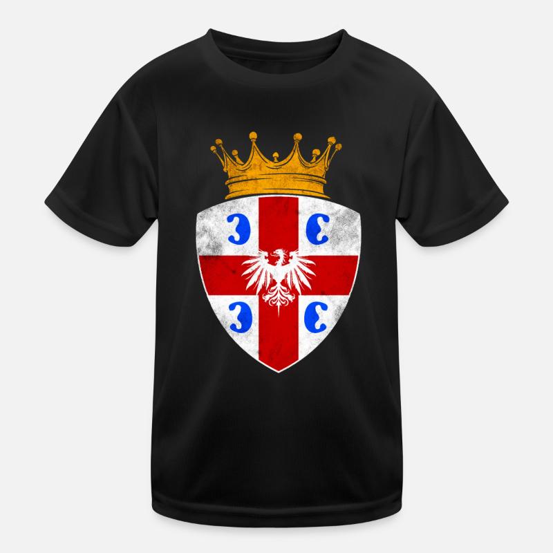 Serbien Wappen Kinder Funktions-T-Shirt
