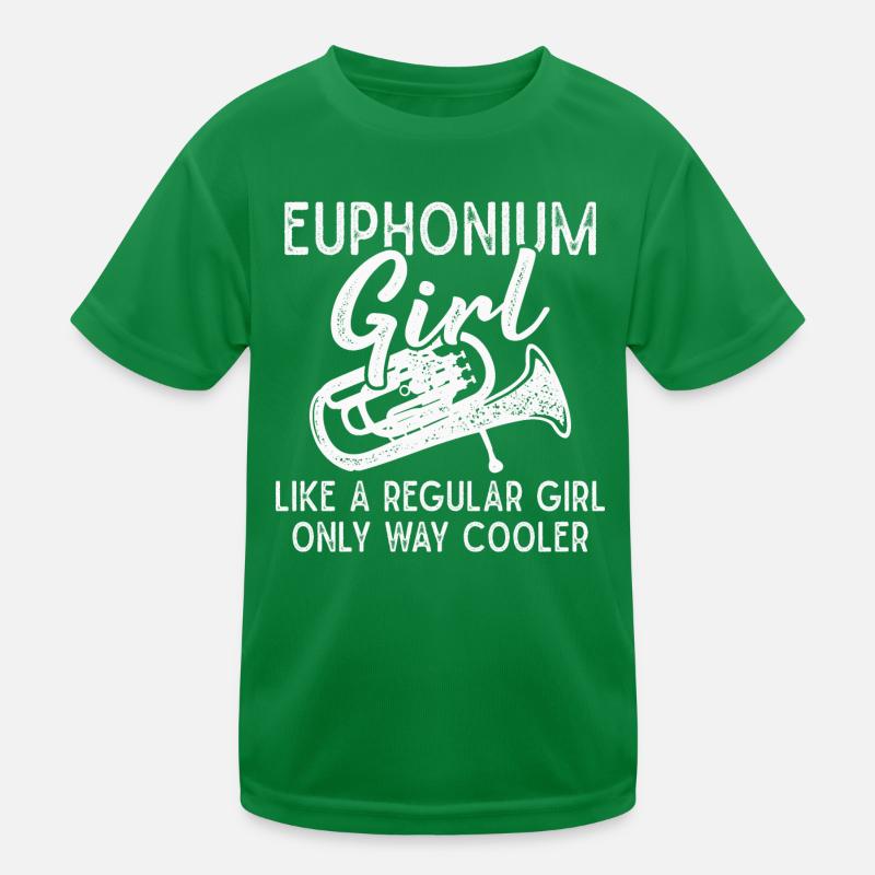 Euphonium Girl Like A Regular Girl Euphonium Kids Functional T-Shirt
