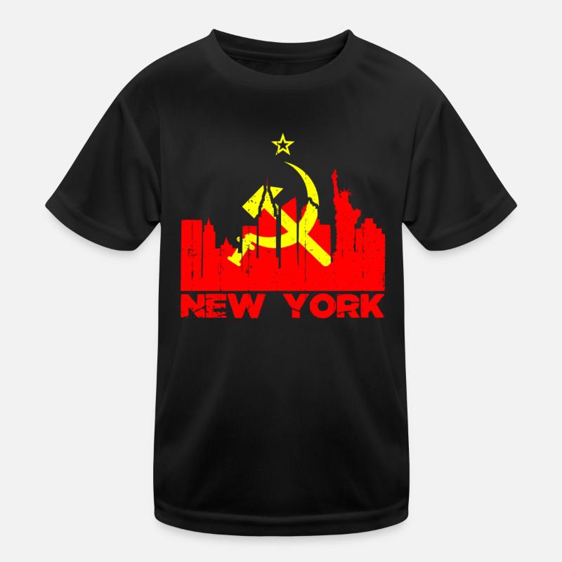 Soviet Communist New York Kids Functional T-Shirt