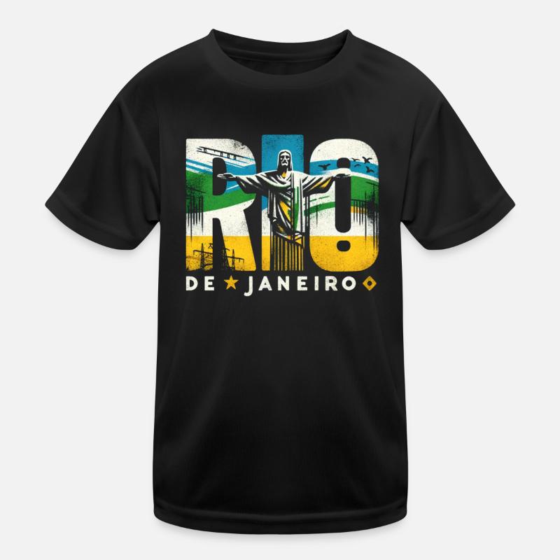 Rio de Janeiro Brasilien Kinder Funktions-T-Shirt