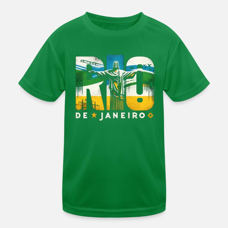 Rio de Janeiro, Brésil T-shirt sport Enfant