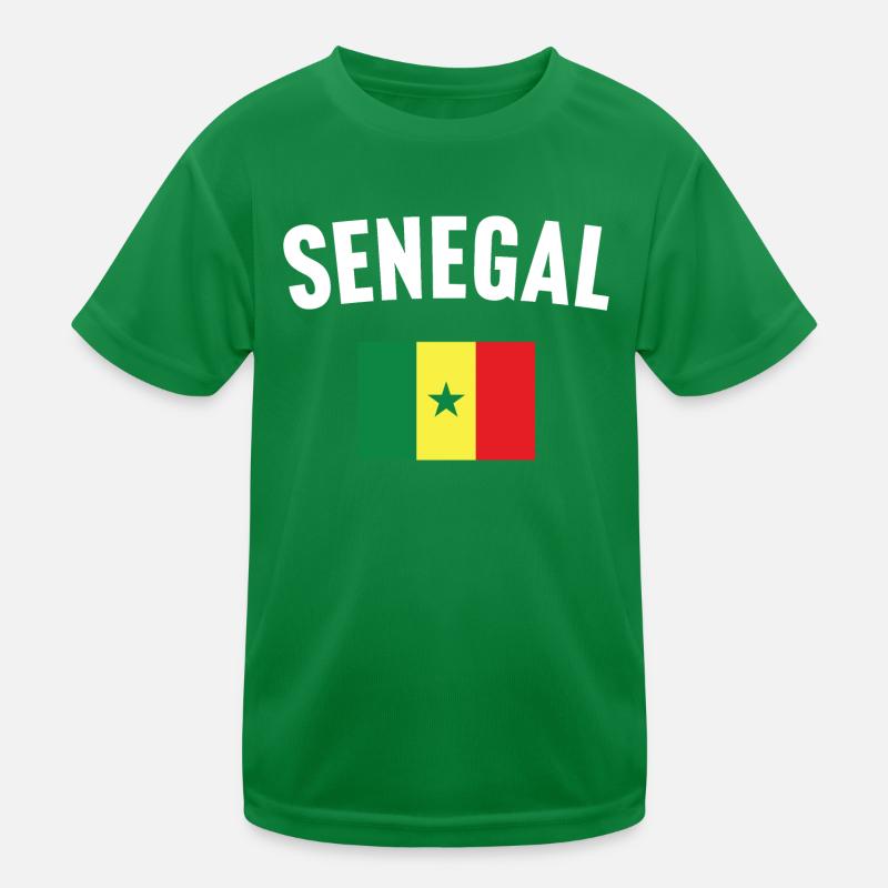 Drapeau du Sénégal T-shirt sport Enfant