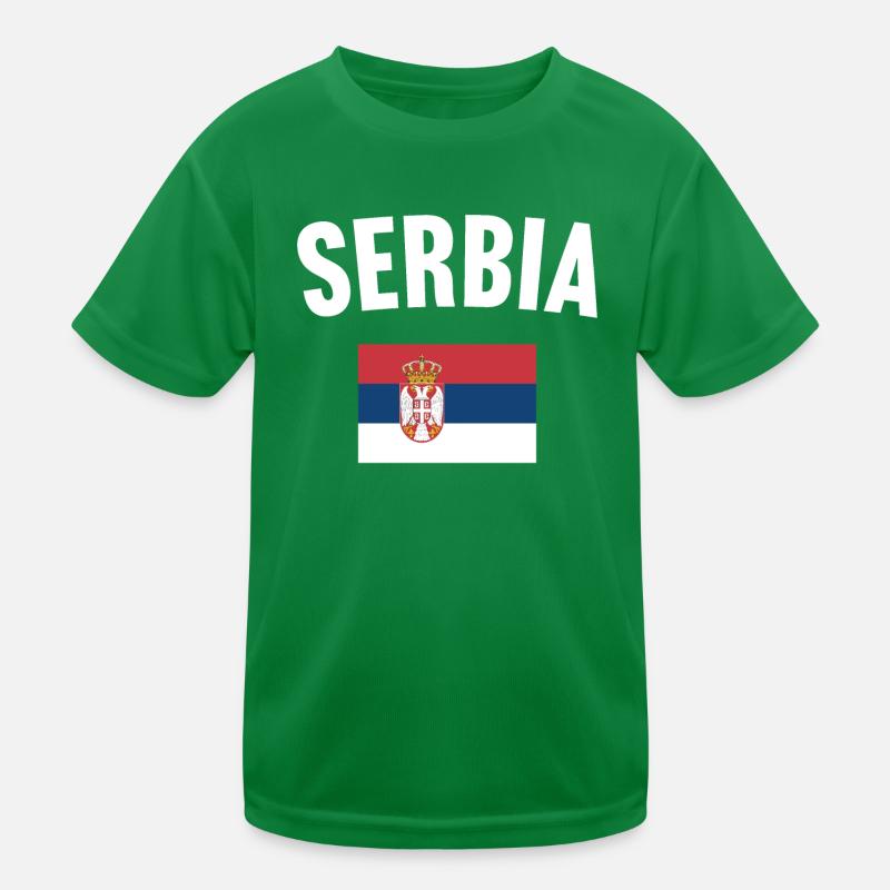Drapeau de la Serbie T-shirt sport Enfant