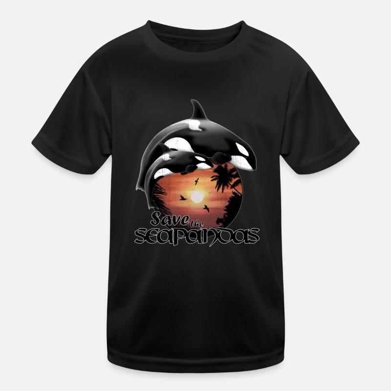 Orca killer whales Kids Functional T-Shirt