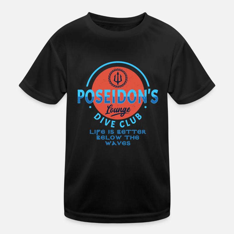 Poseidon Kinder Funktions-T-Shirt