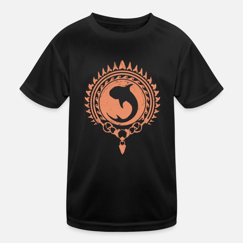 Whale shark Polynesian Kids Functional T-Shirt