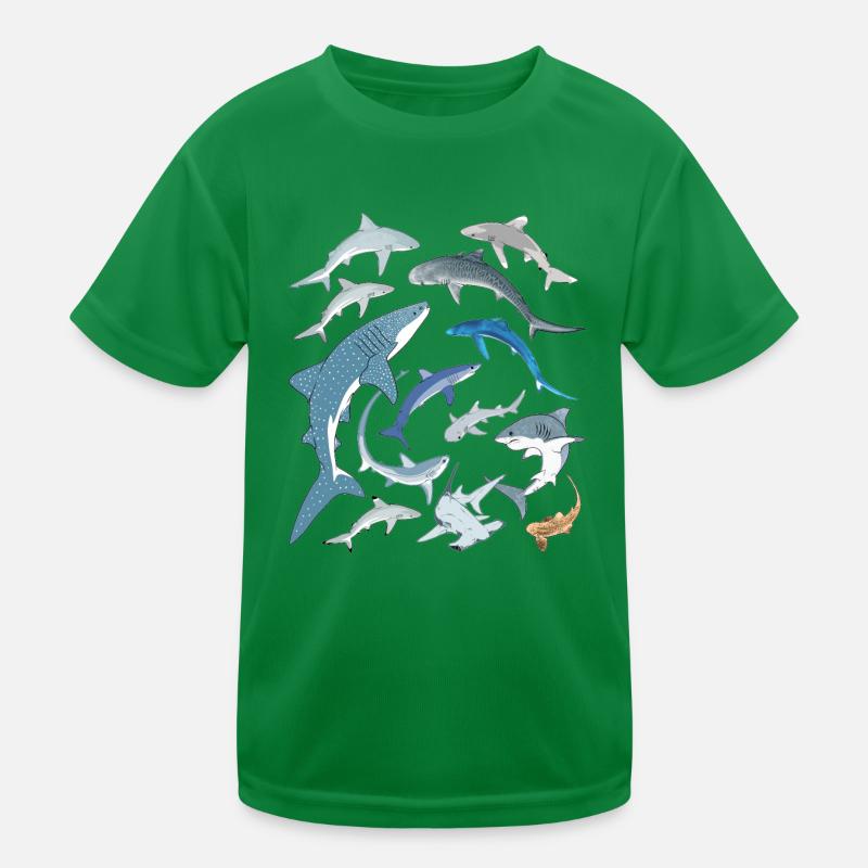 requin tigre requin bleu requin baleine espèce de requin T-shirt sport Enfant