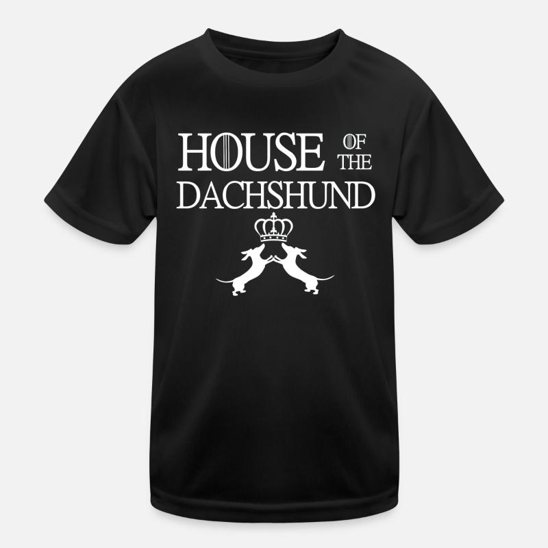 Haus des Dackels Kinder Funktions-T-Shirt