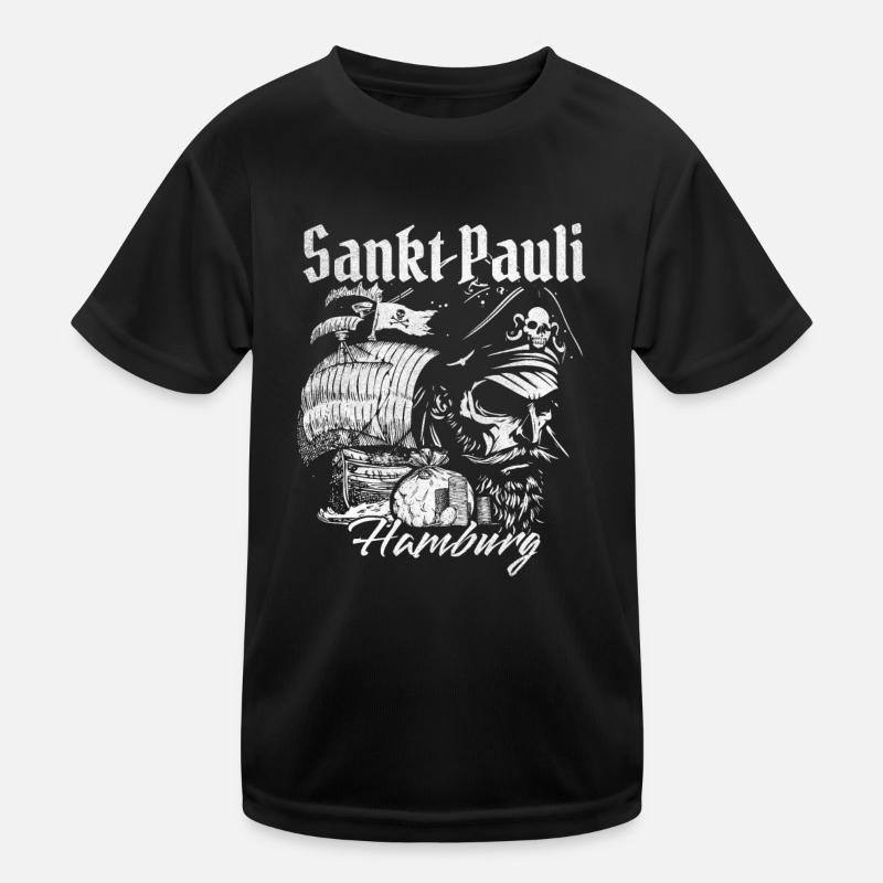 St Pauli Fan Articles Sankt Pauli Hambourg T-shirt sport Enfant