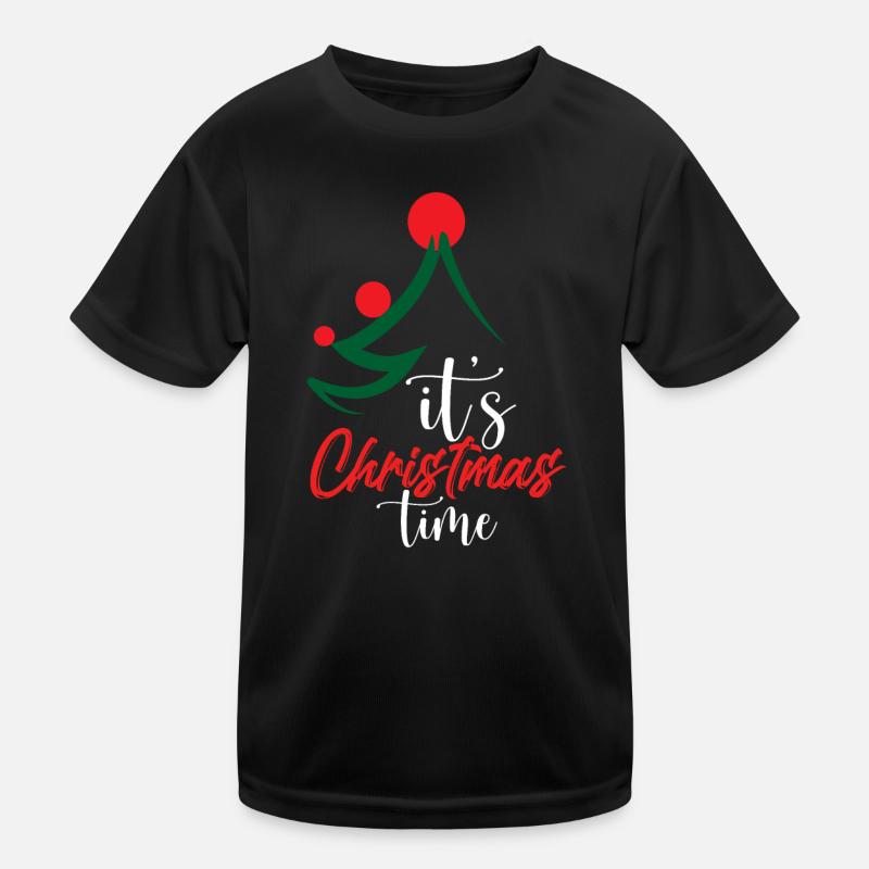 It's Christmas Time Kids Functional T-Shirt
