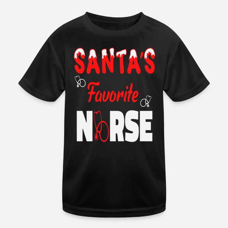 Santas Nurse Kinder Funktions-T-Shirt
