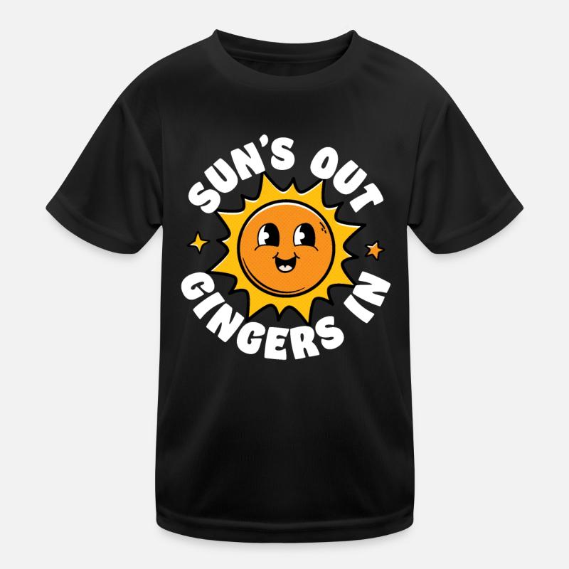 Sonnen aus Ingwer rein Kinder Funktions-T-Shirt