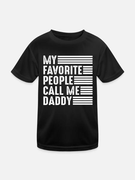 Dad - Father's Day - Men's Day - Gift - Kids Functional T-Shirt - black - Front