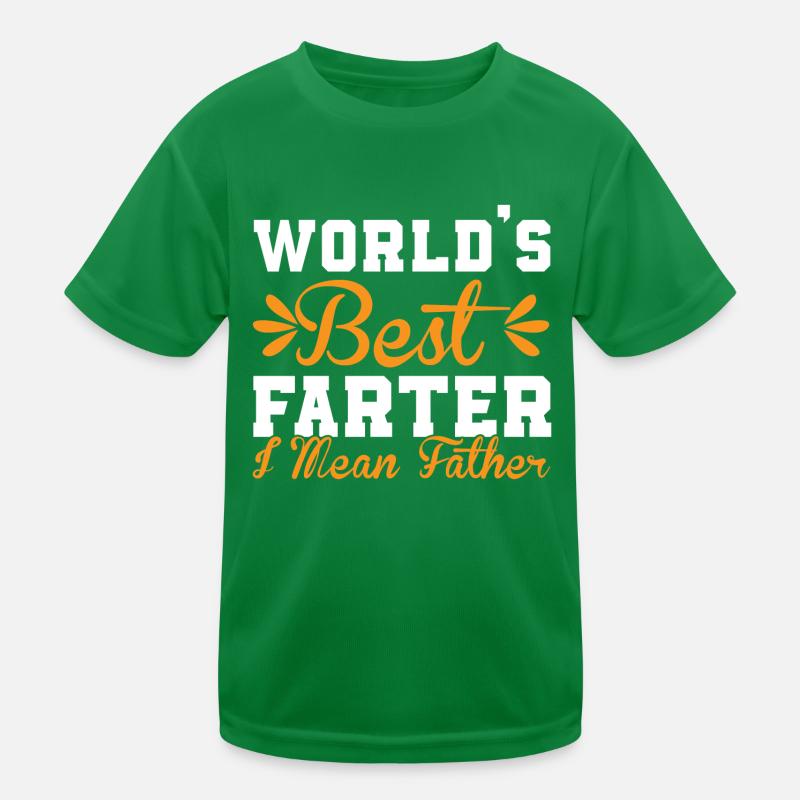 Weltweit bester Farter Mid-Range Dad- Funny Dads Kinder Funktions-T-Shirt