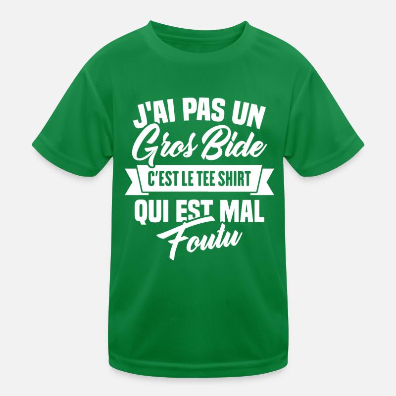 J'ai Pas Un Gros Bide T-shirt sport Enfant