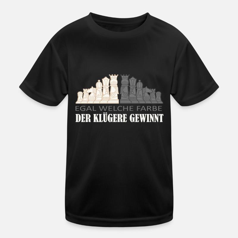 Schach Kinder Funktions-T-Shirt