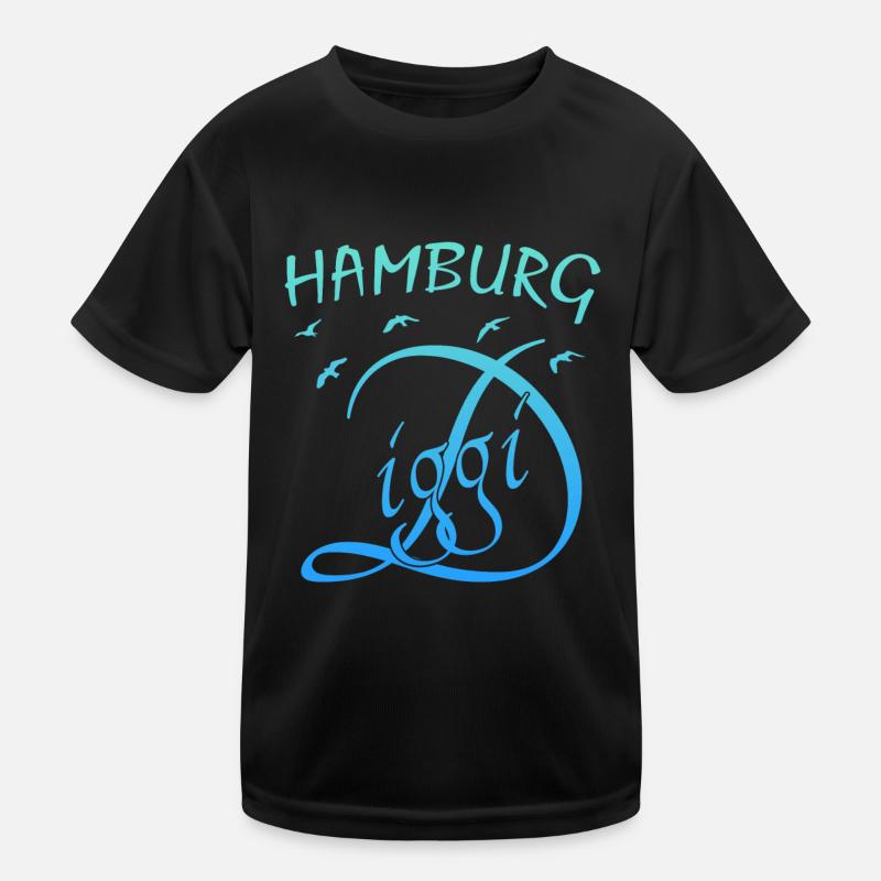 Hamburg Kinder Funktions-T-Shirt