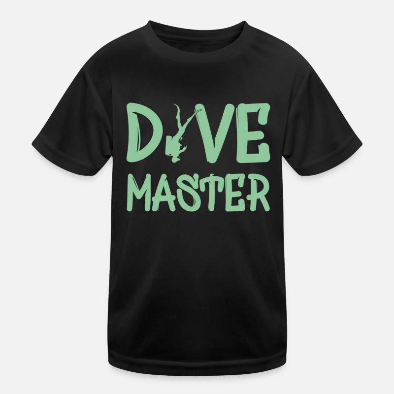 Dive Master Diving Scuba Diver Kinder Funktions-T-Shirt